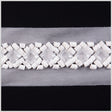 White Beaded Sequin Trim