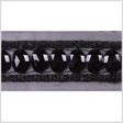 1.625" Black Beaded Sequin Trim