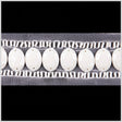 1.625" Beige Beaded Sequin Trim