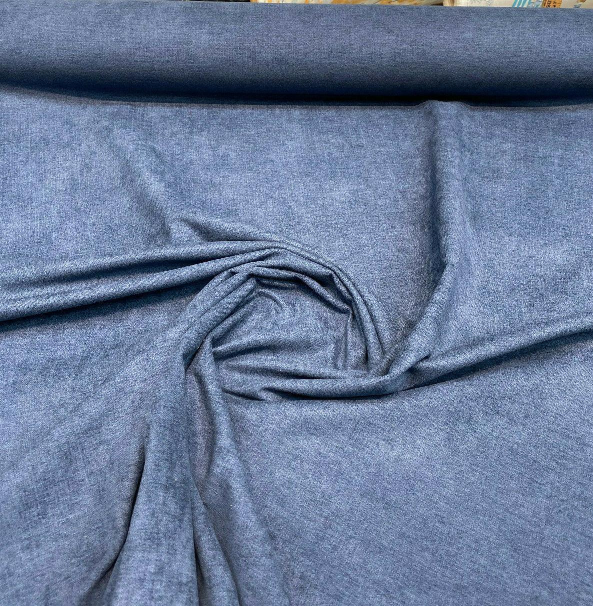 Sensation Chenille Polyester Fabric - Indigo Blue, 54" Width (1 Yard)
