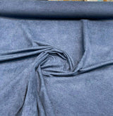 Sensation Chenille Polyester Fabric - Indigo Blue, 54" Width (1 Yard)