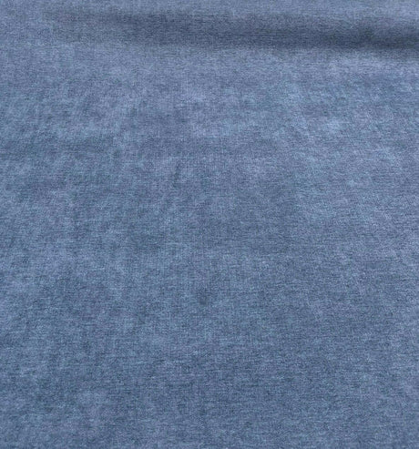 Sensation Chenille Polyester Fabric - Indigo Blue, 54" Width (1 Yard)