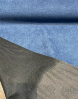 Sensation Chenille Polyester Fabric - Indigo Blue, 54" Width (1 Yard)