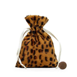 Soft Animal Faux Fur Bags 4" x 6"