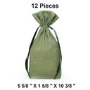 Gingham Cotton Bag 5 5/8" x 1 5/8" x 10 3/8"