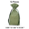 Gingham Cotton Bag 5 5/8" x 1 5/8" x 10 3/8"