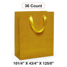 Glitter Grain Euro Totes 10 1/4'' x 4 3/4'' x 12 5/8'' for Stylish Packaging