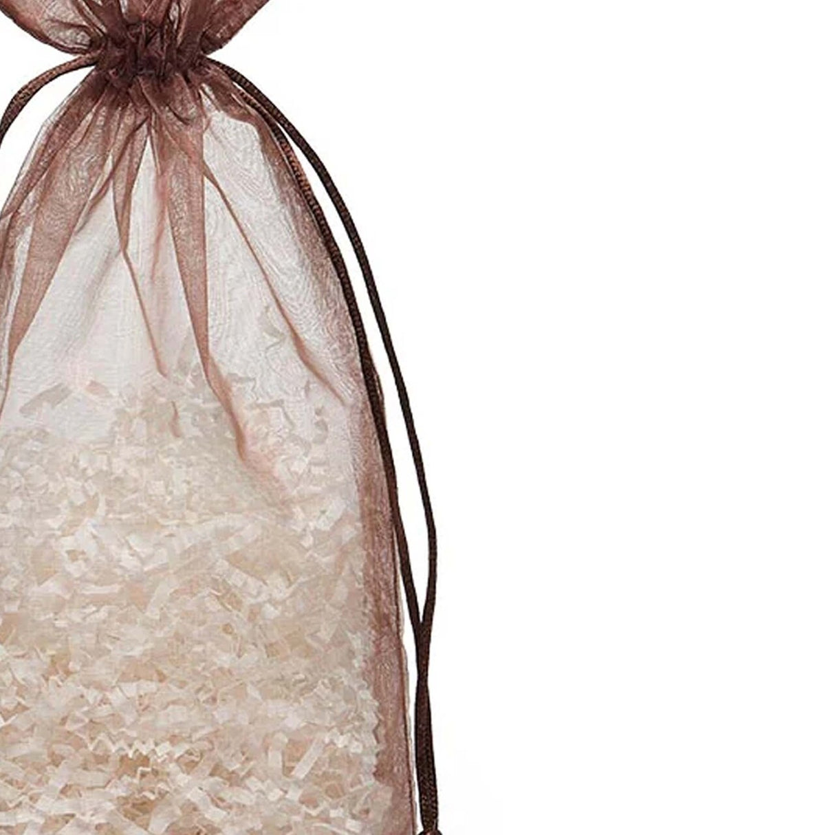 Flat Bottom Organza Bags 5 1/2''x11/2''x10 1/2'' for Beautiful Favors