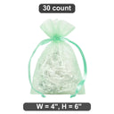 4” x 6” Organza Bags Stylish Favor and Gift Bags
