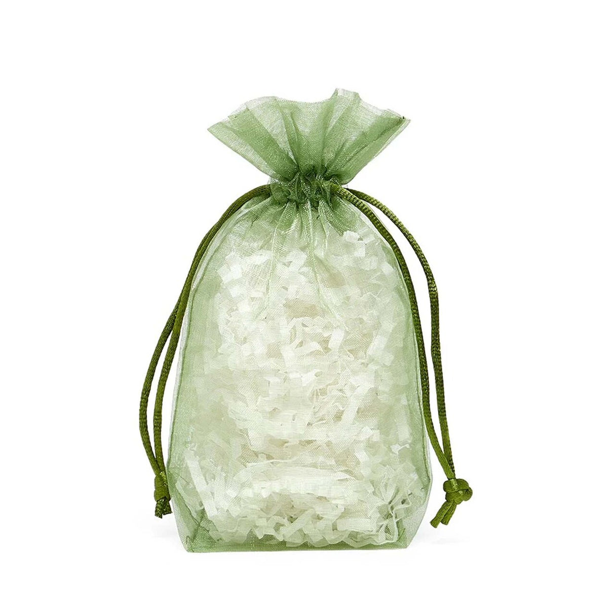 Flat Bottom Organza Bags 5 1/2''x11/2''x10 1/2'' for Custom Favors