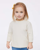 RADYAN® Toddler Crew Neck Long-Sleeve Fine Jersey T-Shirt