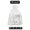 8" x 12" Organza Bag Spacious for Larger Gifts