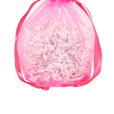 Wide Round Flat Bottom Organza Bags 6 1/2'' x 4'' x 7'' for Jewelry