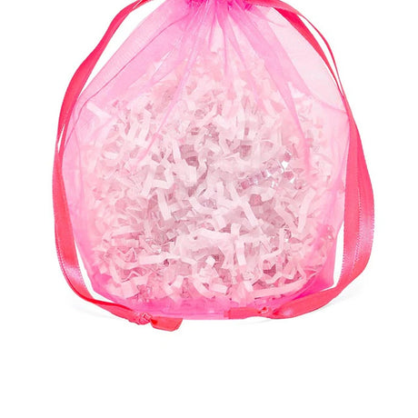 Wide Round Flat Bottom Organza Bags 6 1/2'' x 4'' x 7'' for Jewelry
