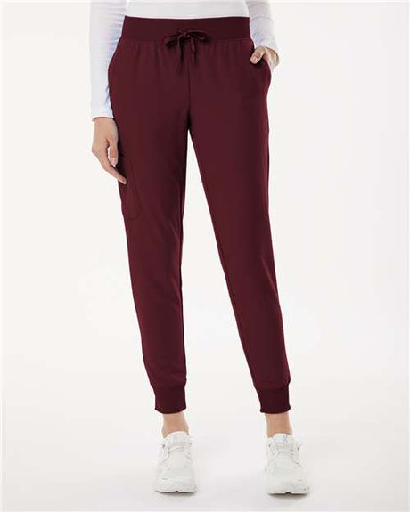 Jaanuu® Women's Silex Knit Waist Scrub Joggers Petite Sizes