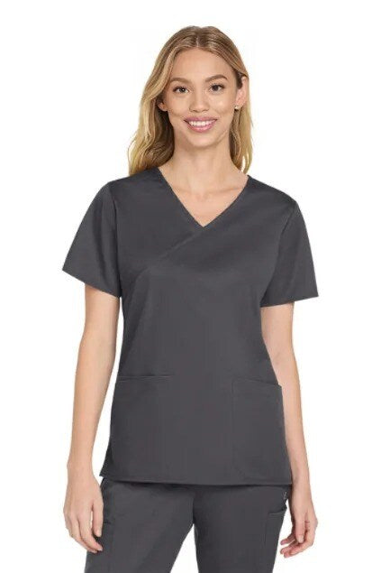 Wink® Women’s WorkFlex Mock Wrap Top