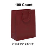 Fashionable Matte Euro Tote 6" x 3 1/2" x 6 1/2"