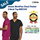 Wink® WorkFlex Chest Pocket V-Neck Top