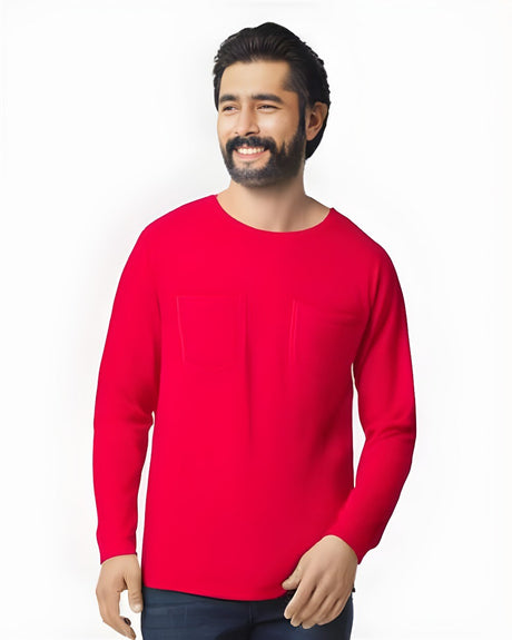 Comfort Colors® Garment-Dyed Heavyweight Long Sleeve Pocket T-Shirt
