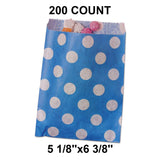 Versatile Large Dots Merchandise Bags 5 1/8" x 6 3/8"