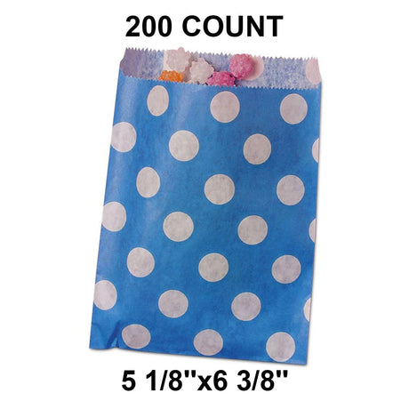 Versatile Large Dots Merchandise Bags 5 1/8" x 6 3/8"