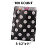 Bright Large Dots Merchandise Bags 8 1/2" x 11"