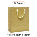 10 1/4'' x 4 3/4'' x 12 5/8'' Glitter Grain Totes for Retail and Gift Displays