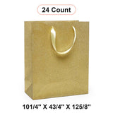 10 1/4'' x 4 3/4'' x 12 5/8'' Glitter Grain Totes for Retail and Gift Displays