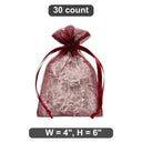 4" x 6" Organza Bag Elegant Gift Wrapping Option
