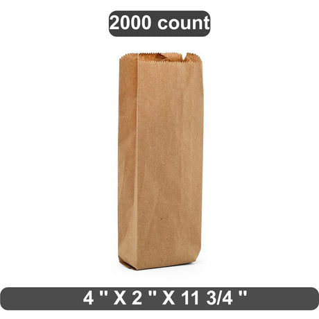 Compact Liquor Bag 4" x 2" x 11 3/4"