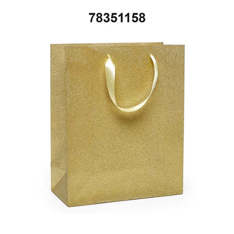 10 1/4'' x 4 3/4'' x 12 5/8'' Glitter Grain Totes for Retail and Gift Displays