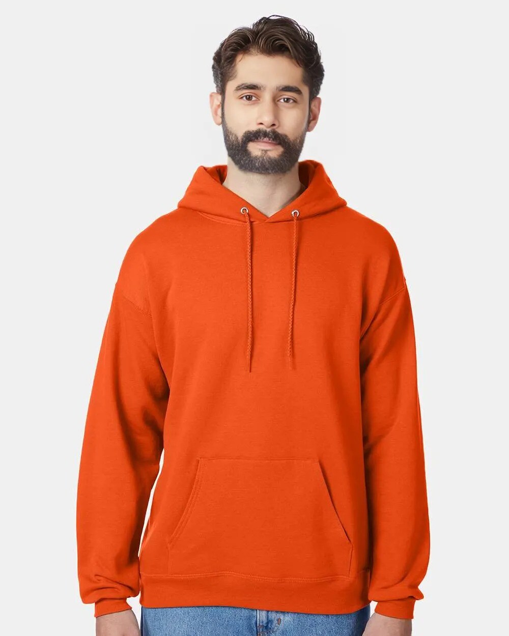Hanes® Ecosmart Hooded Long Sleeve Sweatshirt