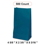 Colored Paper Gift Wrapping Bags 4 5/8'' x 2 3/8'' x 8 3/16''