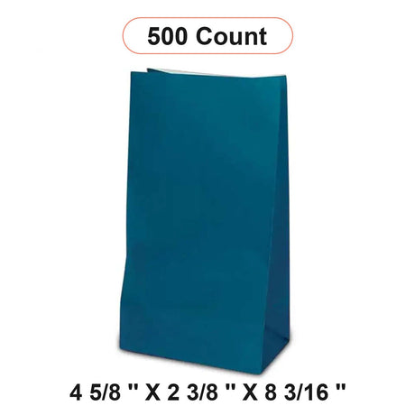 Colored Paper Gift Wrapping Bags 4 5/8'' x 2 3/8'' x 8 3/16''