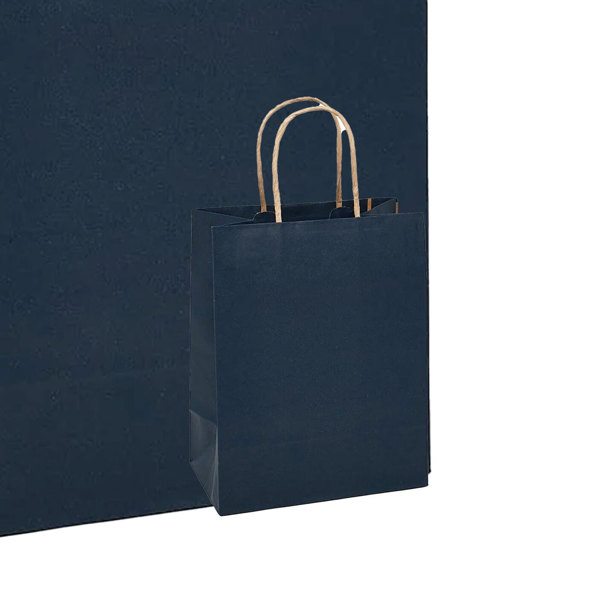 Kraft Tinted Shopping Bag Large 5.5" x 3.25" x 13"