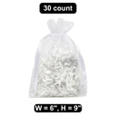 6" x 9" Organza Bag Elegant Storage Solution