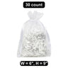 6" x 9" Organza Bag Elegant Storage Solution