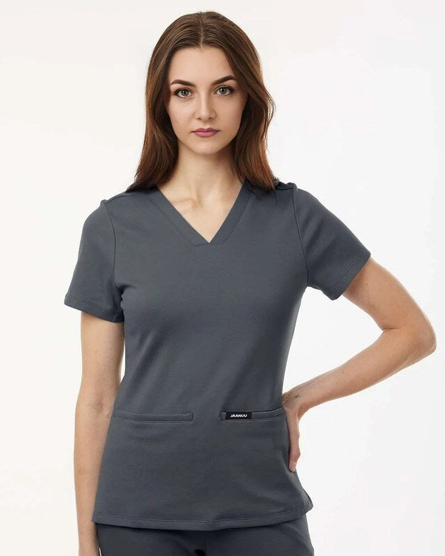 Jaanuu® Women's Cesi Ultrasoft Scrub V-Neck Top
