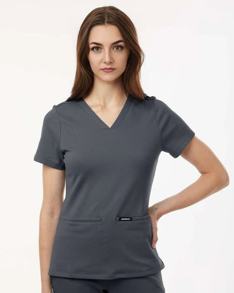 Jaanuu® Women's Cesi Ultrasoft Scrub V-Neck Top