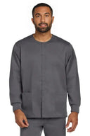 Wink® WorkFlex Snap Front Scrub Jacket Comfortable