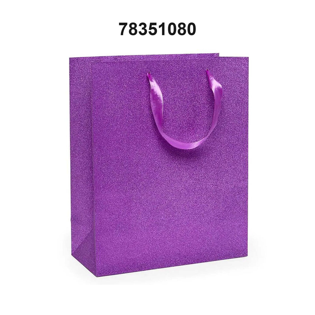 Sparkling Glitter Grain Totes Compact Size 7'' x 3 7/8'' x 9 1/16''