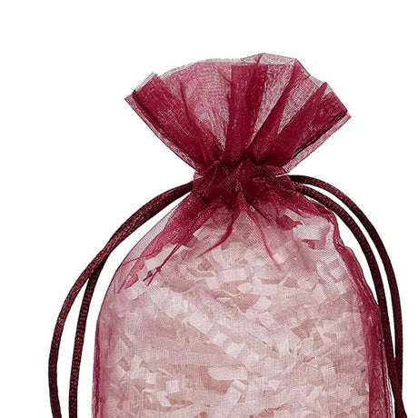 Flat Bottom Organza Bags 5 1/2''x11/2''x10 1/2'' for Jewelry and More