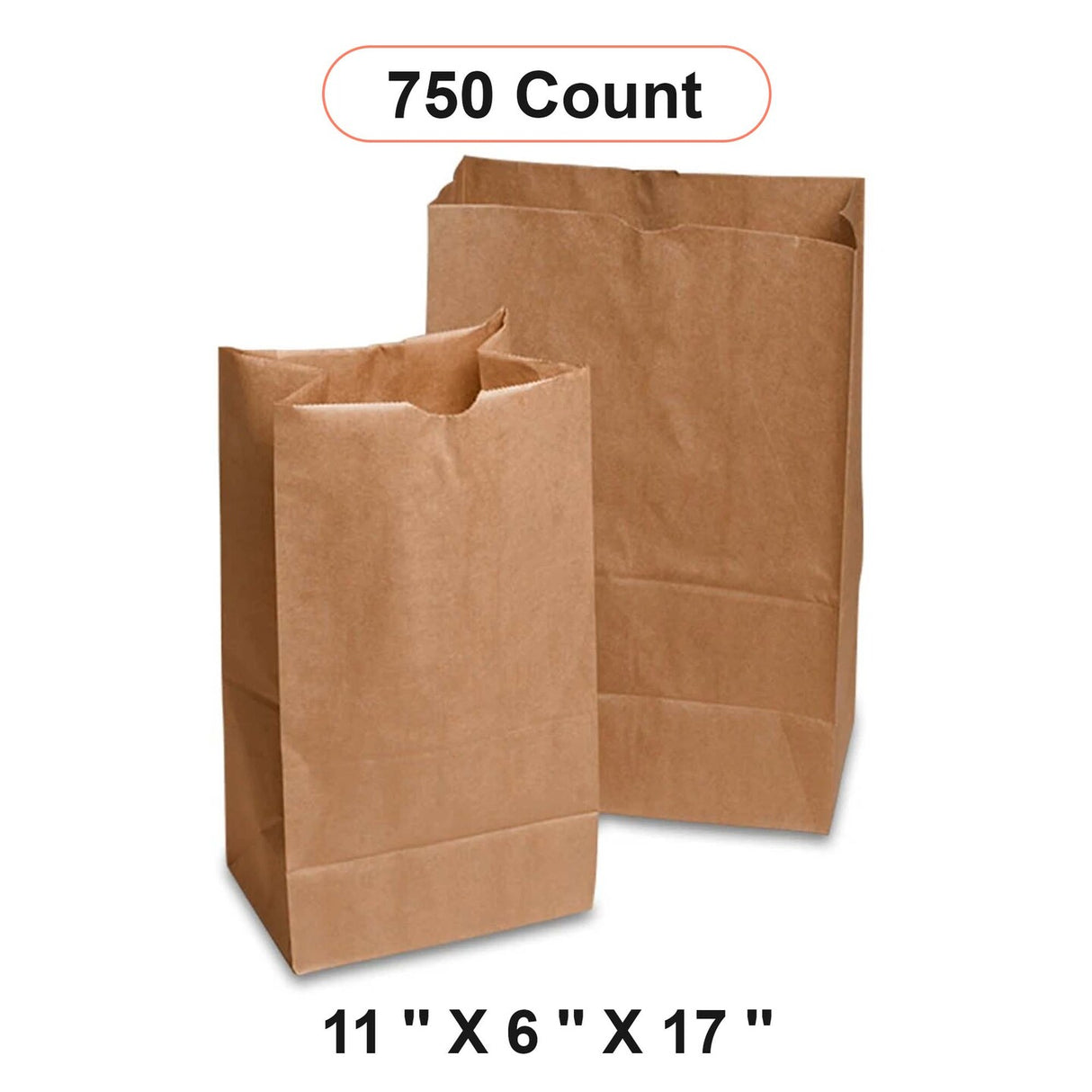 Shorty Market Carry Bags 11'' x 6'' x 17'' Wrap
