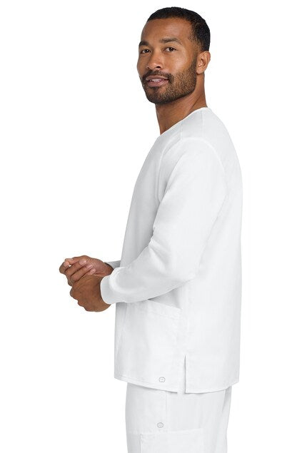 Wink® WorkFlex Snap Front Scrub Jacket Comfortable