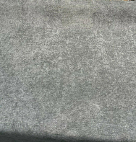 Fabricut Sensation Smoke Polyester Chenille Fabric - Smoke Gray, Very Heavyweight, 54" Width (1 Yard)