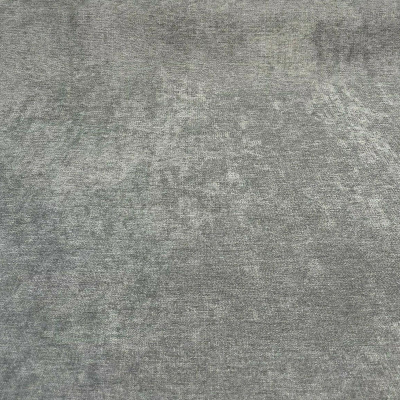 Fabricut Sensation Smoke Polyester Chenille Fabric - Smoke Gray, Very Heavyweight, 54" Width (1 Yard)