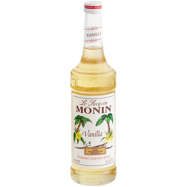 Monin Premium Vanilla Flavoring Syrup - 750 mL