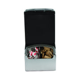 San Jamar MODBFD 2 Section Modular Dispenser, Condiment Caddy Countertop Organizer 8-15/16"W x 12-1/16"D x 16-9/16"H
