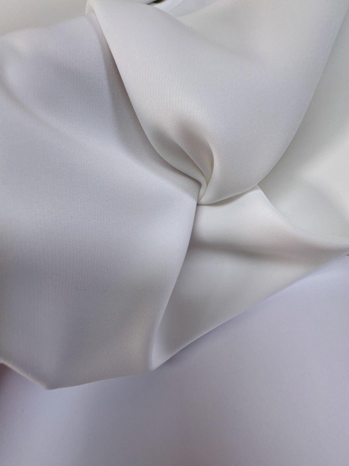 White Polyester Suit Woven
