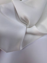 White Polyester Suit Woven